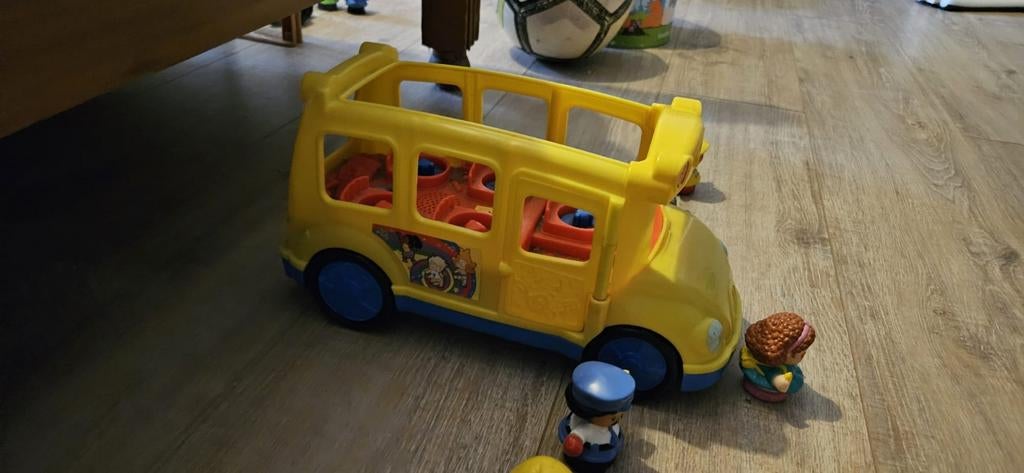 Little People Schoolbus met Figuren, Kinderen en Baby's, Speelgoed | Fisher-Price, Ophalen of Verzenden, Zo goed als nieuw, Auto of Voertuig
