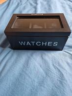 Riverdale Horlogebox voor 3 horloges, Ophalen of Verzenden, Gebruikt, Glas