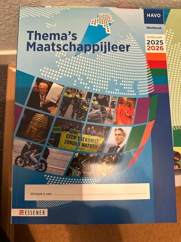 NIEUW Thema's Maatschappijleer HAVO 2025-2026, Boeken, Schoolboeken, Zo goed als nieuw, Maatschappijleer, HAVO, Verzenden