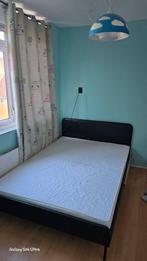 2 persoonsbed, Huis en Inrichting, Slaapkamer | Bedden, Ophalen, Zwart, Tweepersoons, 140 cm