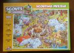 Scouting puzzle / puzzel: het scoutingkamp 1000 stukjes, Ophalen of Verzenden, 500 t/m 1500 stukjes, Zo goed als nieuw, Legpuzzel