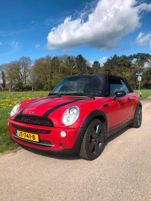 Mini Cooper S look. Pepper. Cabriolet.  bj. 2004. 132000km., Auto's, Mini, Particulier, Cooper S, ABS, Airbags, Airconditioning