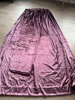 Fluwelen/Vvet overgordijnen, Huis en Inrichting, Stoffering | Gordijnen en Lamellen, Overige kleuren, 200 cm of meer, Dubbele plooi