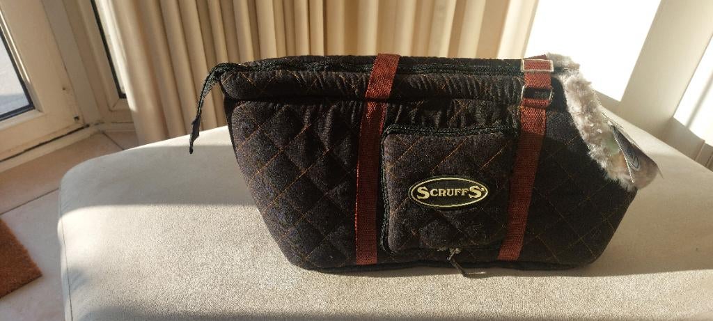 Scruffs Hondendraagtas Schouder Wilton Zwart, Dieren en Toebehoren, Honden-accessoires, Ophalen of Verzenden, Nieuw