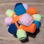Rubberen bal met fleecedoekjes voor de hond, Dieren en Toebehoren, Hondenspeelgoed, Ophalen, Nieuw, Behendigheidspeelgoed
