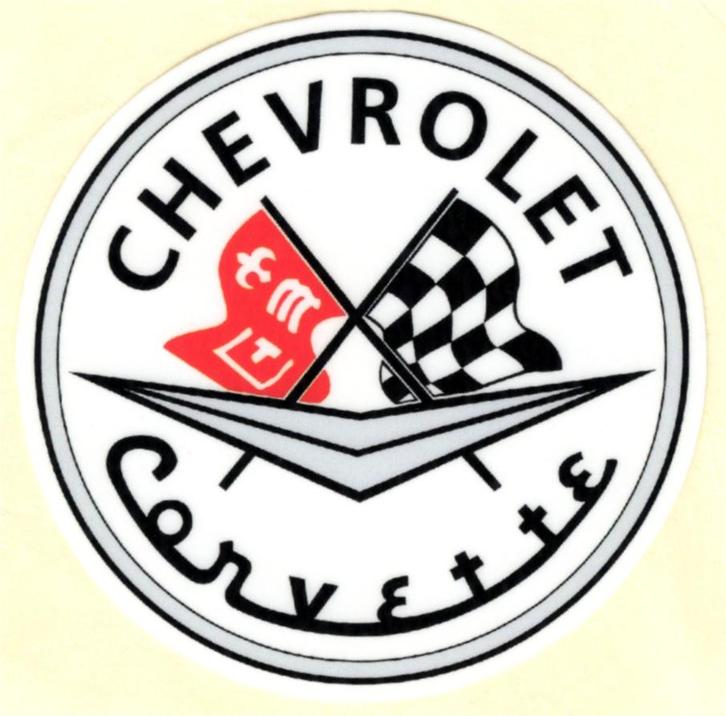 Chevrolet Corvette sticker #11, Auto diversen, Autostickers, Verzenden