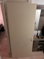 Witte binnendeur 231,5 x 93 linksdraaiend opdek, Doe-het-zelf en Verbouw, Deuren en Horren, 215 cm of meer, Binnendeur, Zo goed als nieuw