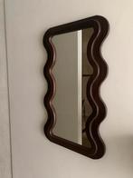 Kwantum Spiegel met Houten Frame, Huis en Inrichting, Ophalen, Zo goed als nieuw, Minder dan 100 cm, Overige vormen