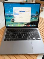Macbook Air 13 inch M2 8gb 256gb als nieuw, krasvrij, space, Computers en Software, Apple Macbooks, Ophalen of Verzenden, Zo goed als nieuw