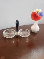 Glazen/hout schaaltjes, Ophalen of Verzenden