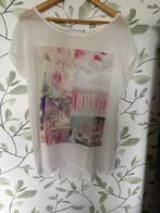 Folie di Garbo romantiche  edru top  small 36, Ophalen of Verzenden, Zo goed als nieuw, Korte mouw, Folie di Garbo