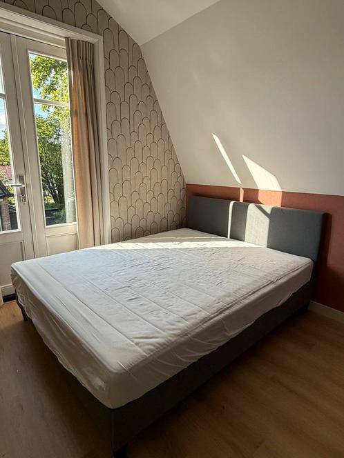 IKEA Säbövik boxspring 160x200 - nieuwstaat, Huis en Inrichting, Slaapkamer | Boxsprings, Zo goed als nieuw, 160 cm, 200 cm, Tweepersoons