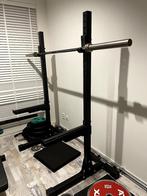 ATX Squat Stands Rack including J-hooks and spotter arms, Sport en Fitness, Fitnessapparatuur, Ophalen, Zo goed als nieuw, Metaal