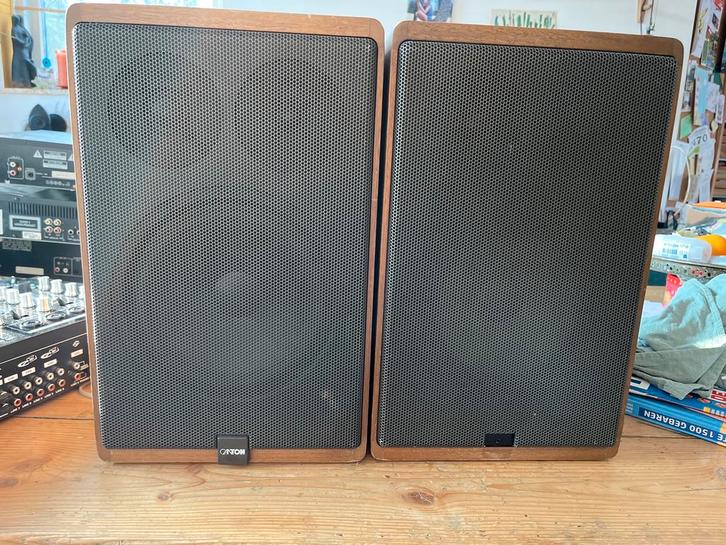 Canton Luidsprekers - Set van 2, Audio, Tv en Foto, Luidsprekers, Gebruikt, Front, Rear of Stereo speakers, 60 tot 120 watt, Overige merken