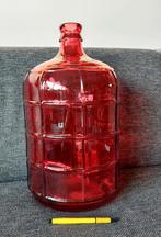 Rode grote Sierfles, Ophalen of Verzenden, Minder dan 50 cm, Rood, Glas