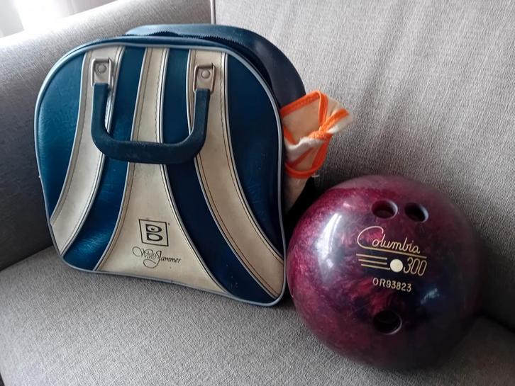 Bowlingbal Columbia 300 & Bowlingtas, Sport en Fitness, Bowlen, Gebruikt, Bal, Ophalen