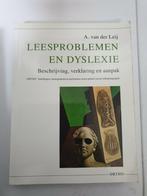 Leesproblemen en dyslexie a. Van der leij, Boeken, Gelezen, Ophalen of Verzenden