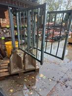 Twee gegalvaniseerde poorten 95x95cm €70,- per stuk, Ophalen of Verzenden, Zo goed als nieuw, 200 cm of meer, Draaipoort