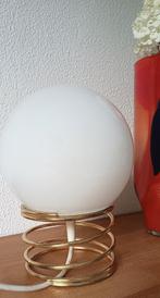 vintage tafellamp /spiraallamp - HEMA retro in Woja stijl, Huis en Inrichting, Lampen | Tafellampen, Gebruikt, Glas, RETRO DESIGN /DUTCH HEMA  /SEVENTIES