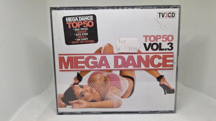 Mega Dance Top 50 Vol. 3 - 3CD Set, Cd's en Dvd's, Cd's | Dance en House, Nieuw in verpakking, Dance Populair, Boxset, Ophalen of Verzenden