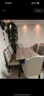 6 stoelen met tafel eric kuster, Ophalen of Verzenden