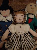 3 vintage grote gehaakte poppen, Verzenden, Gebruikt, Overige typen