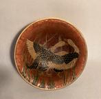 Vintage messing cloisonne schaal met eenden, Ophalen of Verzenden