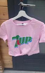 Shirtje 7-Up, Kleding | Dames, T-shirts, Maat 42/44 (L), Roze, Zo goed als nieuw, Korte mouw