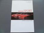 Toyota folder autofolder sport supra celica mr2, Ophalen of Verzenden, Zo goed als nieuw, Overige merken