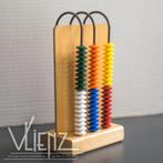 Vintage, houten abacus, telraam, rekenraam met kralen, Gebruikt, -, Jegro, -