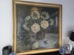 Antiek schilderij Bloemen op tafel - P. Hardenbol Dordrecht, Antiek en Kunst, Ophalen