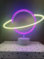 Led neon planeet nachtlampje kinderkamer, Kinderen en Baby's, Kinderkamer | Inrichting en Decoratie, Ophalen of Verzenden, Zo goed als nieuw