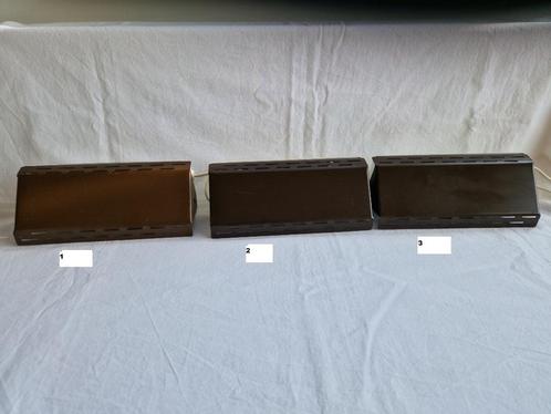 3 vintage wandlampjes, bedlampjes, Huis en Inrichting, Lampen | Wandlampen, Gebruikt, Metaal, Ophalen of Verzenden