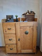Antiek grenen spekkast, Antiek en Kunst, Antiek | Meubels | Kasten, Ophalen