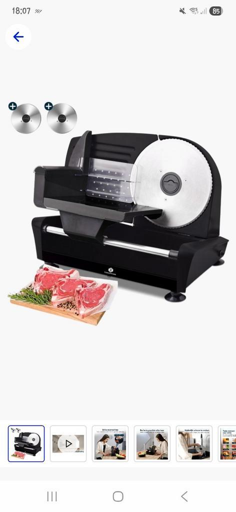 Snijmachine - Vleessnijder, Witgoed en Apparatuur, Keukenmixers, Nieuw, Minder dan 1 liter, 1 snelheid, Vaatwasserbestendig, Ophalen