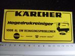 sticker karcher hogedrukreiniger tobo logo vintage, Verzenden, Zo goed als nieuw, Merk