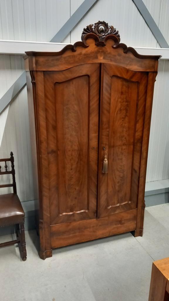 Antieke Biedermeier Kast Mahoniehout, Verzamelen, Ansichtkaarten | Nederland, Friesland, Voor 1920, Ophalen of Verzenden