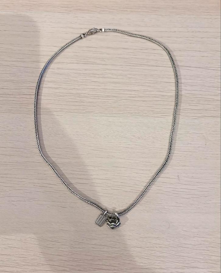 Buddha to Buddha Ketting (Barbara XS) Zilver 925 - 50cm, Sieraden, Tassen en Uiterlijk, Kettingen, Zo goed als nieuw, Zilver, Zilver