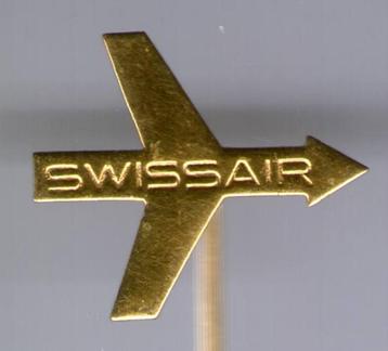 Swissair koper vliegmaatschappij speldje ( J_165 ) beschikbaar voor biedingen
