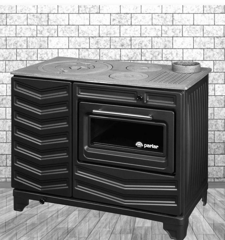 Houtkachel met oven, Huis en Inrichting, Kachels, Gebruikt, Houtkachel, Hout, Ophalen of Verzenden