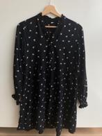 Zwarte jurk met bloemen van C&A mt. 152/158, Kinderen en Baby's, Kinderkleding | Maat 152, C&A, Meisje, Ophalen of Verzenden, Zo goed als nieuw