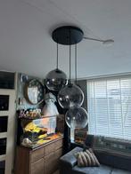 Ronde 3 lichts lamp, Ophalen, Zo goed als nieuw, Glas, Minder dan 50 cm