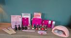 Complete Pink Gellac Set - Klaar voor gebruik!, Overige kleuren, Ophalen of Verzenden, Zo goed als nieuw, Handen en Nagels