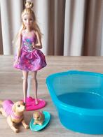 Barbie met zwembad en hondjes, Ophalen, Gebruikt, Barbie