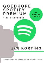 Spotify, Cadeaubon, Overige typen, Eén persoon