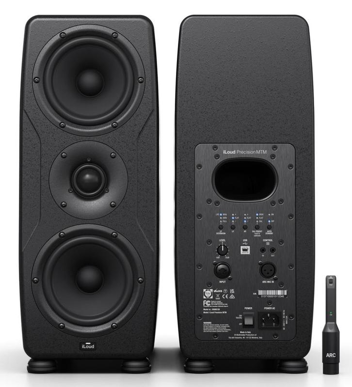 iLoud Precision MTM studio monitoren (pair + mics), Audio, Tv en Foto, Luidsprekers, Zo goed als nieuw, Front, Rear of Stereo speakers