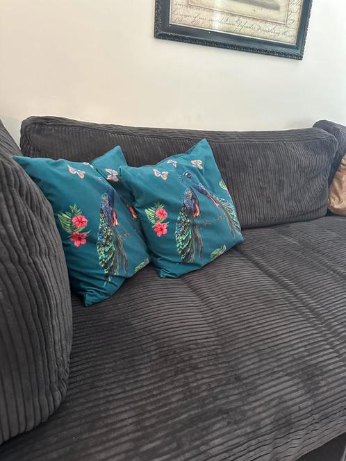 Grote rib bank 3,50x2,00, Huis en Inrichting, Banken | Sofa's en Chaises Longues, Zo goed als nieuw, Ophalen