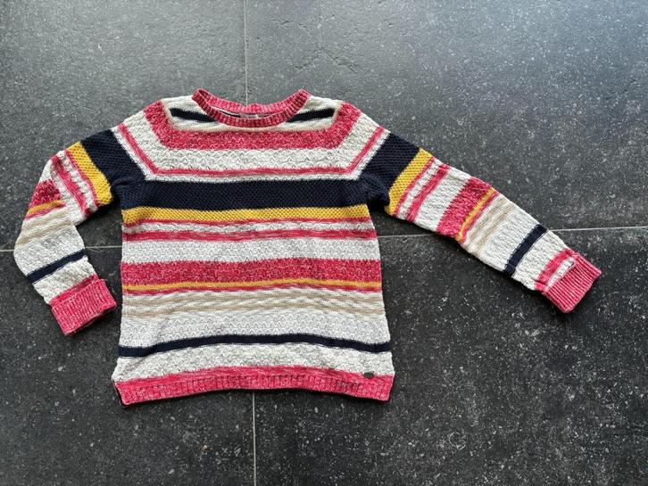 Gestreepte Trui EDC, Kleding | Dames, Truien en Vesten, Zo goed als nieuw, Maat 38/40 (M), Rood, Ophalen of Verzenden