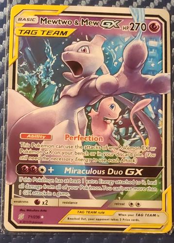 Mewtwo & Mew GX - Unified Minds - NM beschikbaar voor biedingen