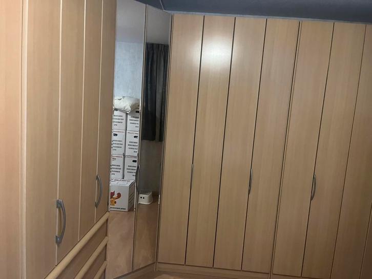 Kledingkast bestaand uit 4 delen, Huis en Inrichting, Kasten | Kledingkasten, Gebruikt, 200 cm of meer, 200 cm of meer, 50 tot 75 cm